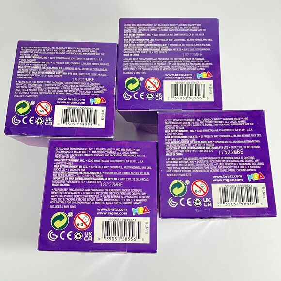 Lot of 4 MINI BRATZ SERIES 1 Mystery Boxes FLASHBACK Minis NEW Sealed Toys - Picture 7 of 14